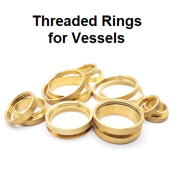 Threaded Rings for Vessels