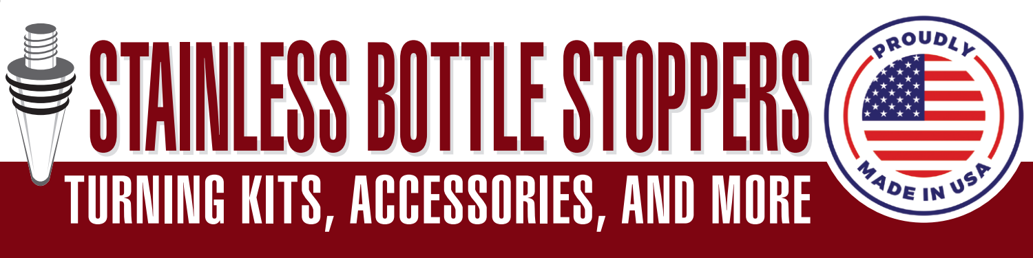 Stainless Bottle Stoppers logo